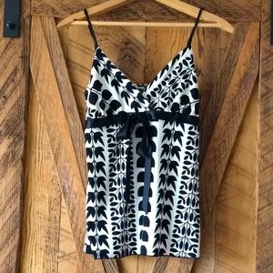 Black and white tank